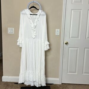 Free People Sweet Darling Maxi long sleeves dress